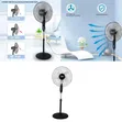 Sonashi SF-8027SR 16 Inch Stand Fan with Remote - 1