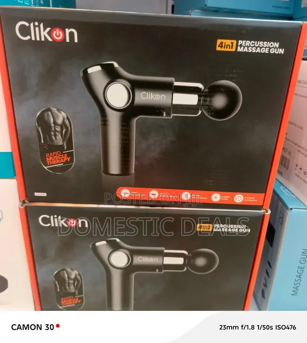 Clikon 4 in 1 Percussion Massage Gun CK4042 - 1