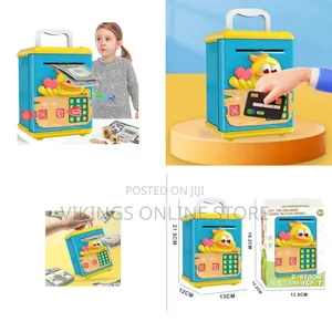 Children's Fingerprint & Card Unlock Piggy Bank