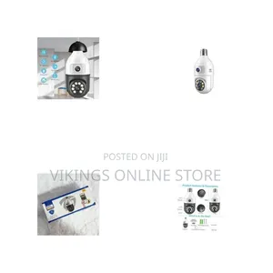 5G WiFi 1080P Light Bulb Security Camera