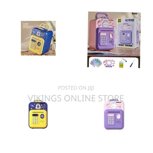 Cute Smart ATM Piggy Bank Toy with Fingerprint & Digital Password