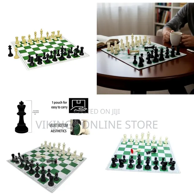 The Criff Foldable Tournament Chess Set - 51x51cm - 1