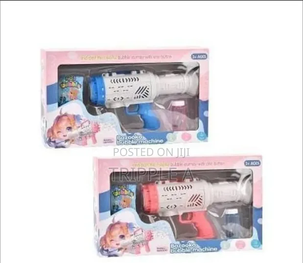 Unique Kids Bazooka Bubble Machine Gun - 1