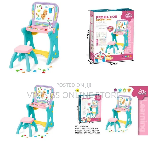 2-in-1 Children's Digital Drawing Table with Art Projector - 1