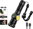 Ultra-Bright Waterproof LED Flashlight with Zoom - 2