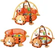 3 in 1 Cartoon Baby Infant Activity Gym Play Mat - 1