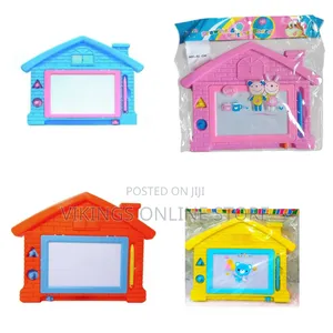 Hape Offspring Writing and Drawing Board (Doodle) Hut Shape Erasable