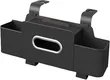 Multi-Functional Car Seat Back Storage Rack with Cup Holders (Black) - 2