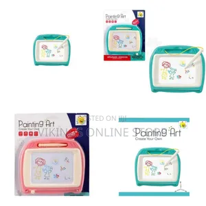 Large Magnetic Drawing Board - 4 Colors 16x13in