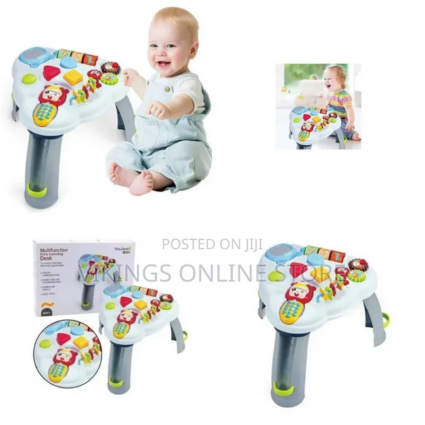 Baby Learning Activity Table - Musical & Sit-to-Stand - 1
