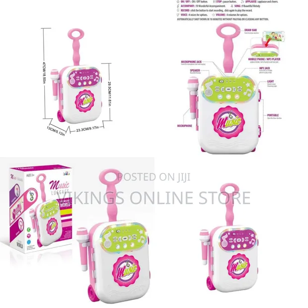 Melody Music Trunk Singing Kids Microphone Toy Set - 1