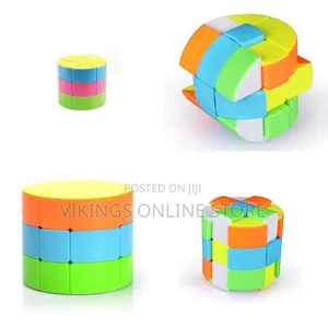 3x3 Stickerless Barrel Speed Cube