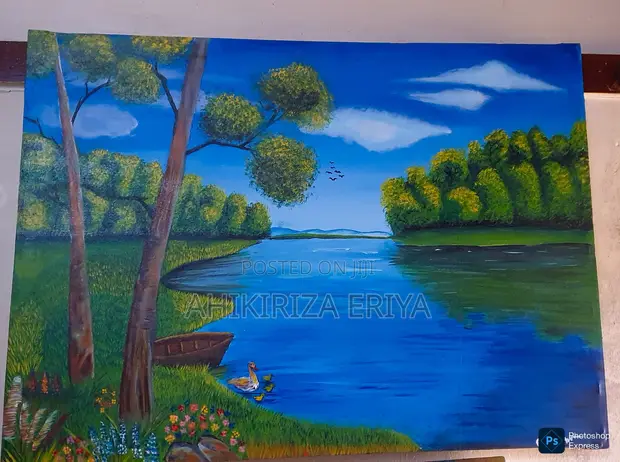 "Anchor of Stillness" Painting - 1
