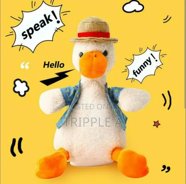 Talking Singing Duck Plush Toy - 1