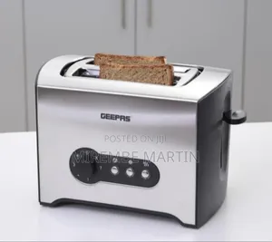 Geepas 900W 2-Slice Stainless Steel Toaster