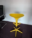 Yellow Adjustable Bar Stools (Used) - 1