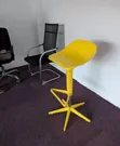 Yellow Adjustable Bar Stools (Used) - 2