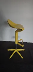 Yellow Adjustable Bar Stools (Used) - 3