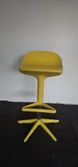 Yellow Adjustable Bar Stools (Used) - 4