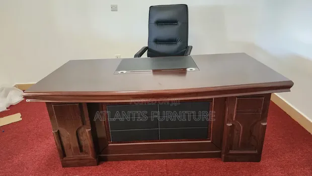 Executive Desk 180cm with 2 Drawers - 1