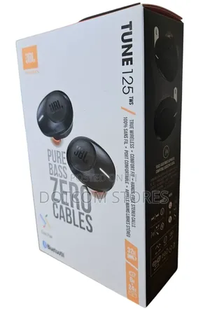 JBL Tune 125 TWS Pure Bass Wireless Bluetooth Headphones | Black