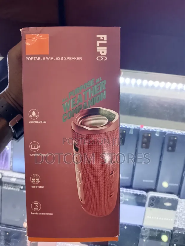 JBL Flip 6 Portable Bluetooth Speaker - 1