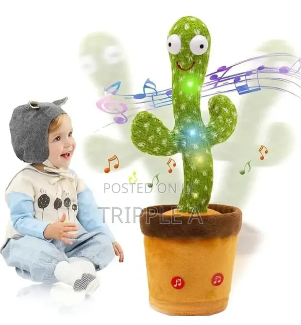 Active Talking Singing Dancing Cactus Toy - 1