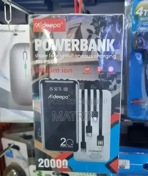 Aldeepo 20000mAh Fast Charging Power Bank