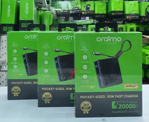 Oraimo PowerNova L21 20000mAh 30W Fast Charge Power Bank