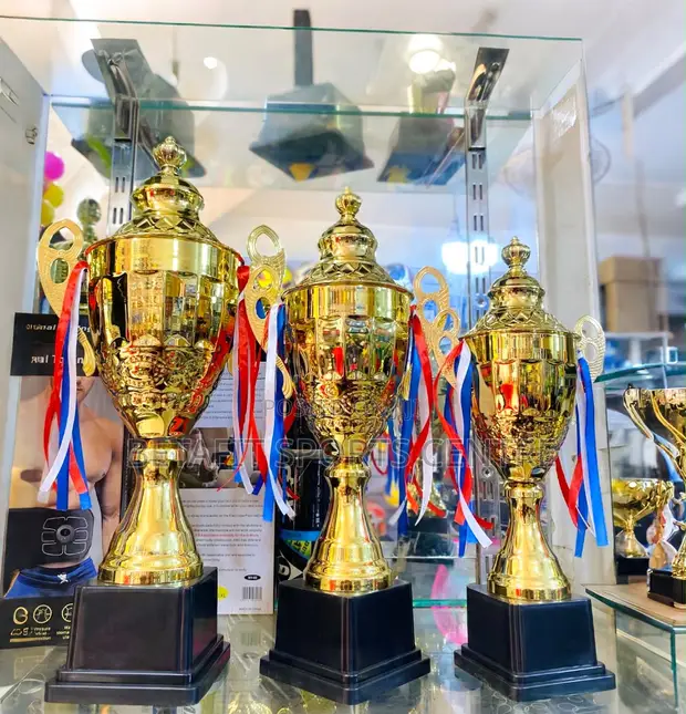 Brand New Gold Champion Trophy Cup - 1
