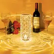 Rechargeable Crystal Rose Diamond LED Table Lamp - 1