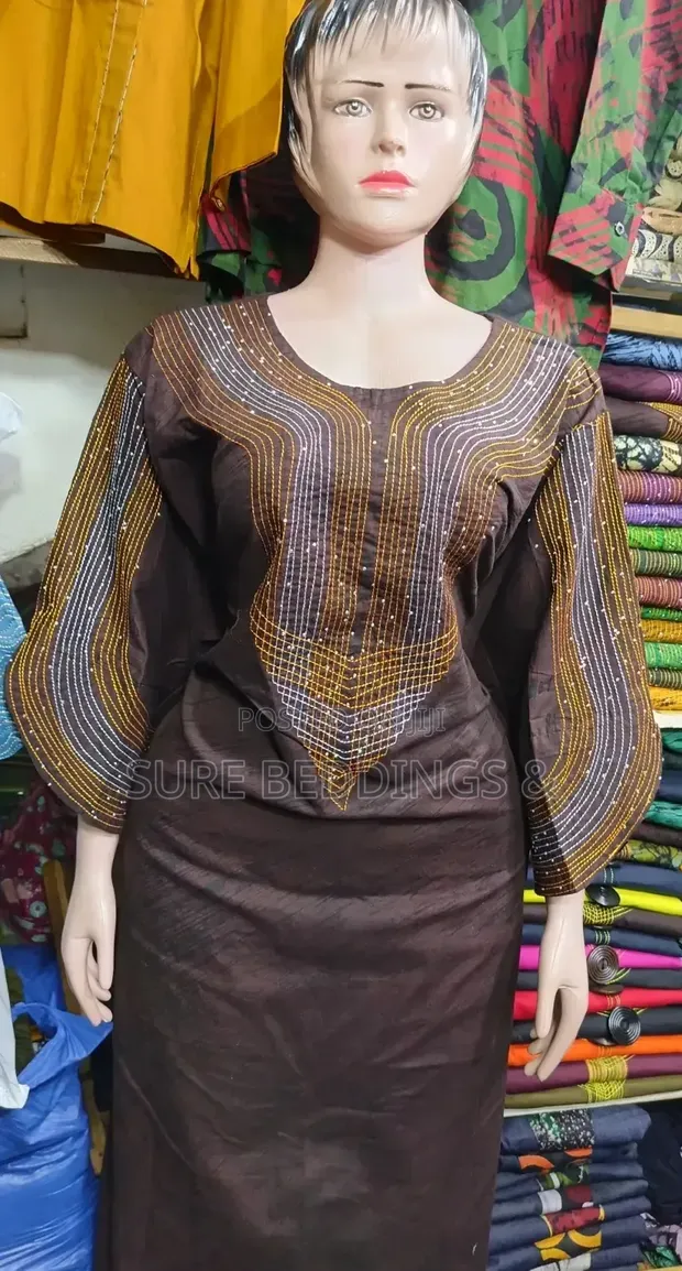 Zuri Designer Cotton Kitenge Dress - 1