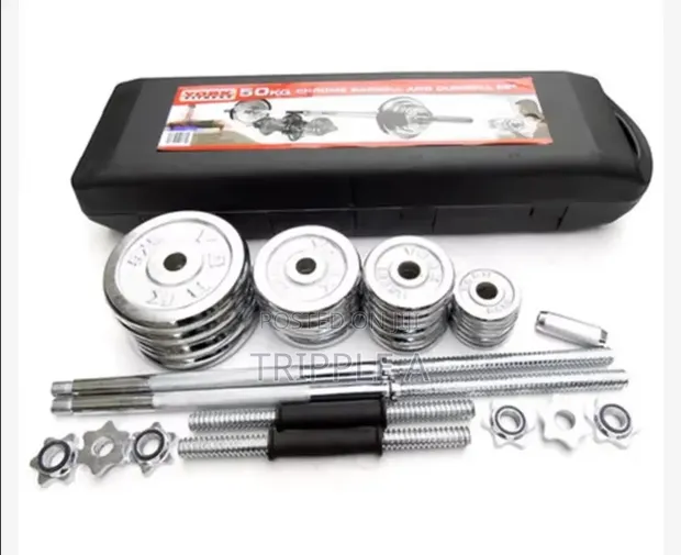 Generic 50kg Adjustable Dumbbell Set - 1