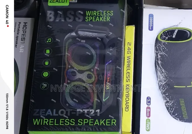 Zealot PT21 Wireless Party Speaker - 200W, 48000mAh Battery - 1