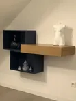 Wood-Mode Modern Flower Design Shelves - 2