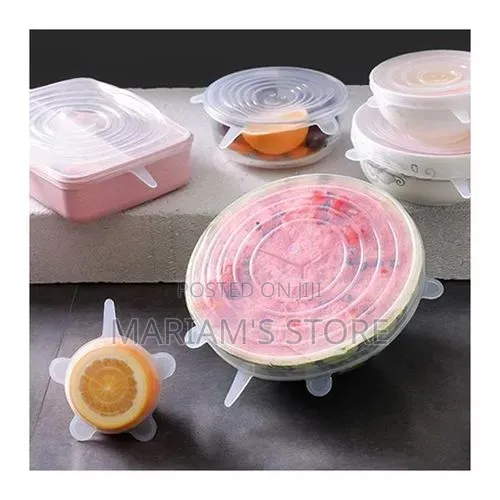 Reusable Silicone Stretch Lids for Bowls & Containers - 1