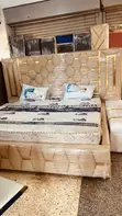 World Industries 6x6 Super King Bed Frame - Cream - 2