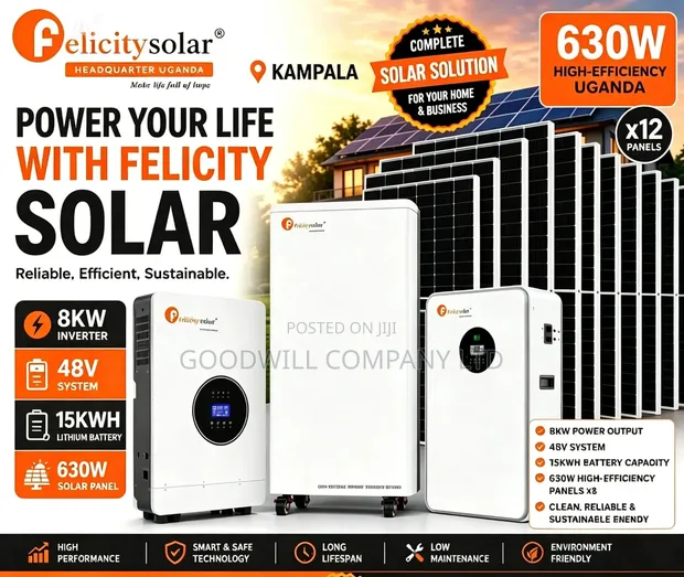 Felicity 15kWh 8kVA Hybrid Solar System - 1