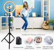 10" Professional Live Stream Selfie Ring Light - 2