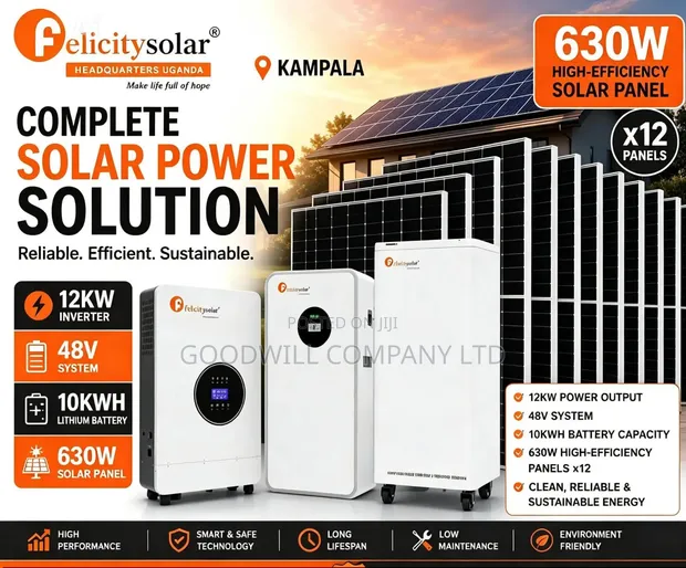 Felicity 10kWh 12kVA 48V Hybrid Solar System - 1