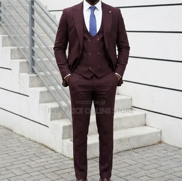 Men's 3-Piece Office/Party Suit - 1