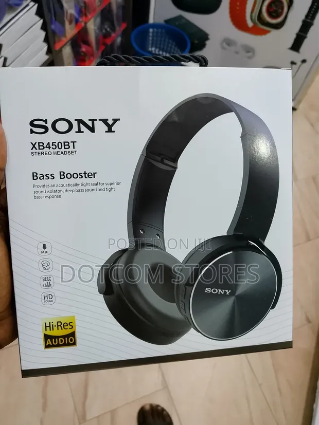 Sony XB450 Wireless Bluetooth Headphones - 1