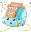 Baby Phone and Piano Car Toy - 1