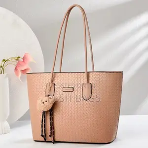 Ladies Large Capacity Handbag - Beige