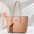 Ladies Large Capacity Handbag - Beige - 1