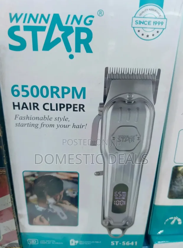 Winning Star ST-5641 Rechargeable Hair Clipper - 1