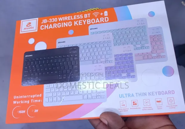 JEQANG JB-330 Wireless Bluetooth Charging Keyboard - 1