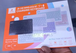 JEQANG JB-330 Wireless Bluetooth Charging Keyboard