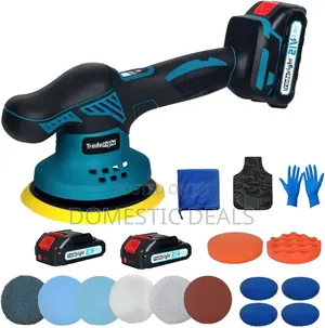 GE Cordless Car Polisher, 2x 21V 2.0Ah Batteries