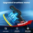 GE Cordless Car Polisher, 2x 21V 2.0Ah Batteries - 2